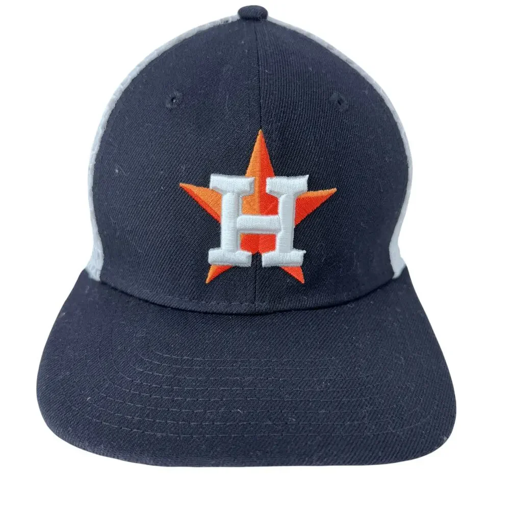 MLB Houston Astros New Era 9Fifty Trucker‎ Hat Mens OSFM Blue White Cap